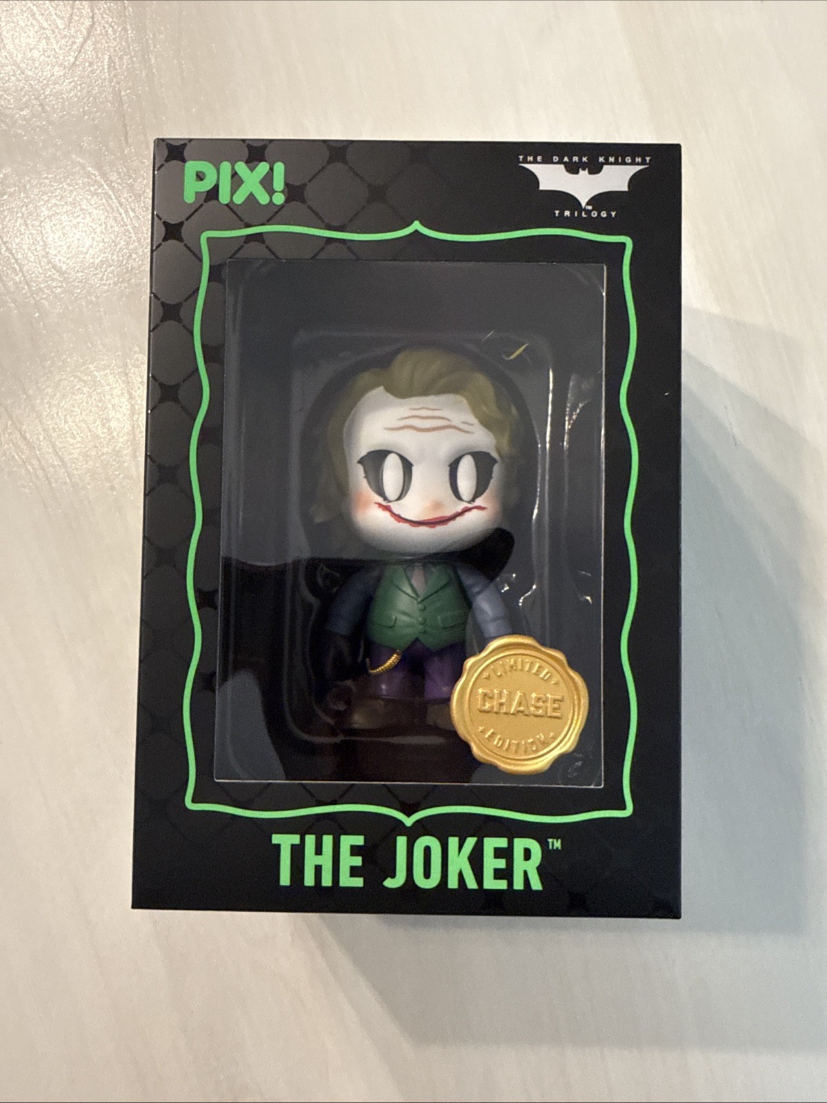 Thrilljoy PIXI The Joker Chase Limited Edition Vinyl Figure 7500 Dark Knight