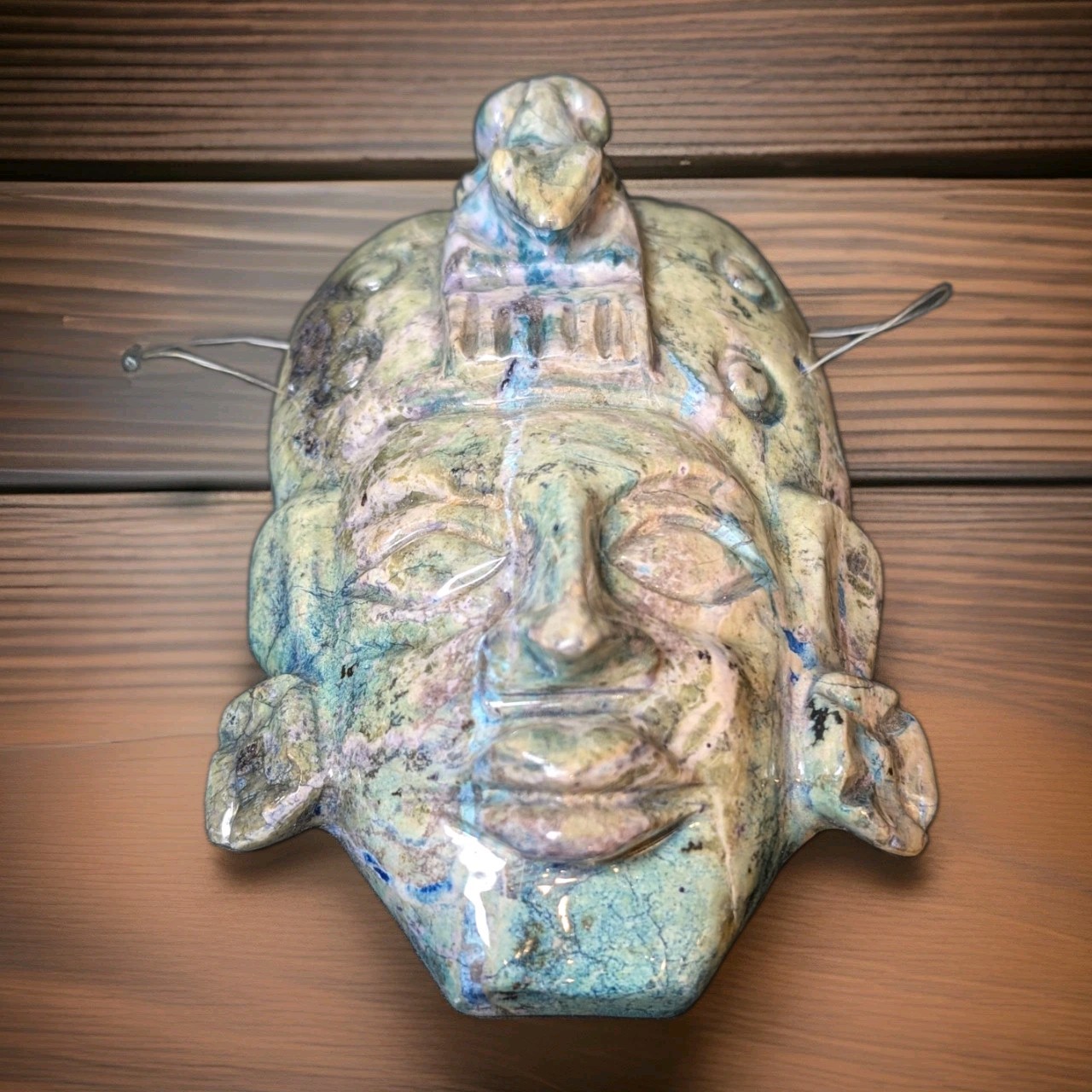 Vintage Hand Carved 7\