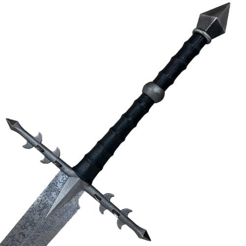 Hand Forged Carbon Steel Fantasy Battle Sword, NazGul Style Medieval Collectible