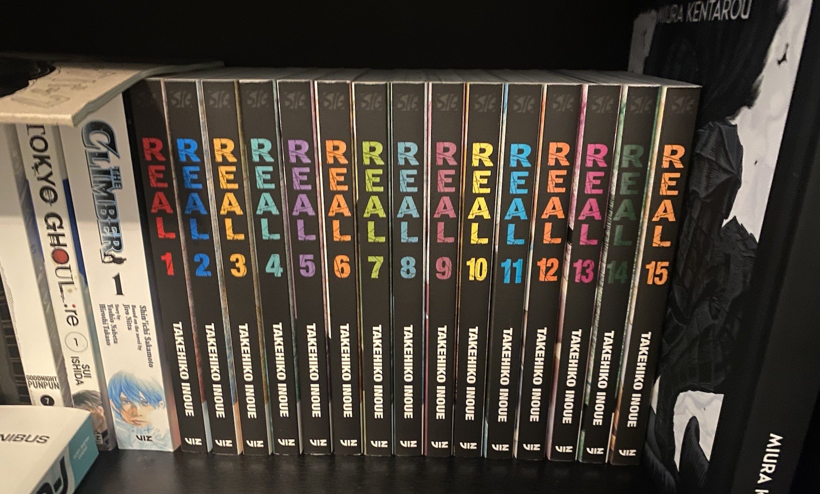 Real Manga Series Volumes 1-15 Book Lot