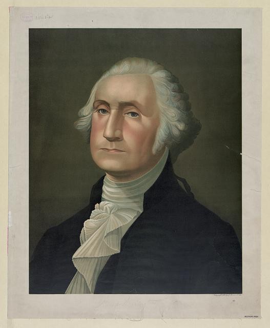 George Washington Portrait c1896 Founding Father United States President