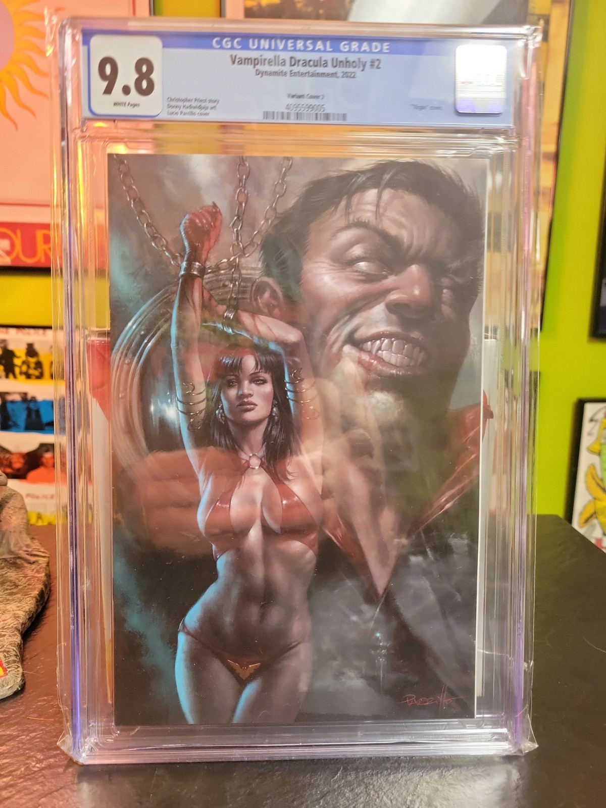 Vampirella Dracula Unholy #2 CGC 9.8 Dynamite 2022 