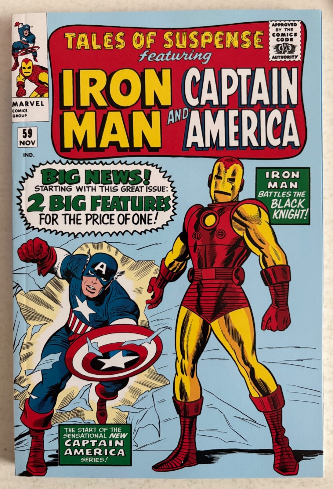 Mighty Marvel Masterworks CAPTAIN AMERICA TPB Vol 1 Lee Kirby Romita Sr 2022 NM 