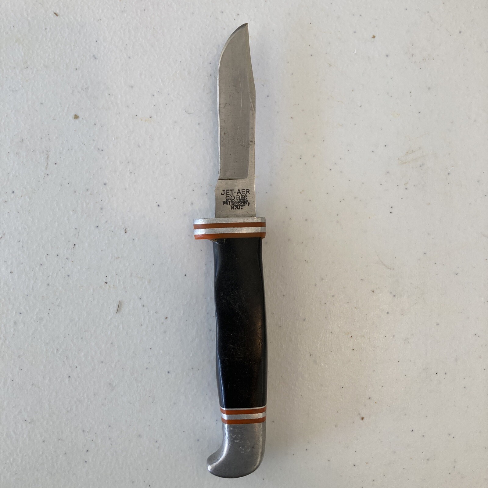 Vtg Jet Aer G-96 No 900 Fixed Blade Hunting Knife Stainless Japan