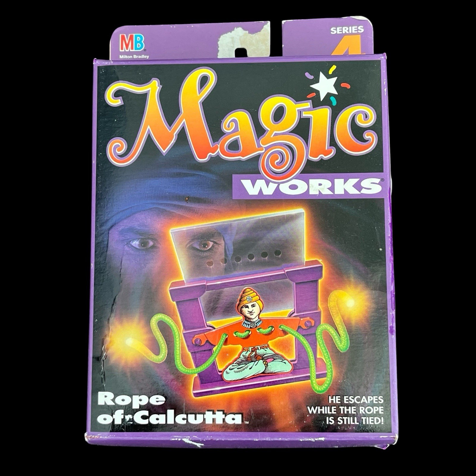 ROPE OF CALCUTTA Magic Works 1996 Trick Milton Bradley Tenyo Sutekina Open Box