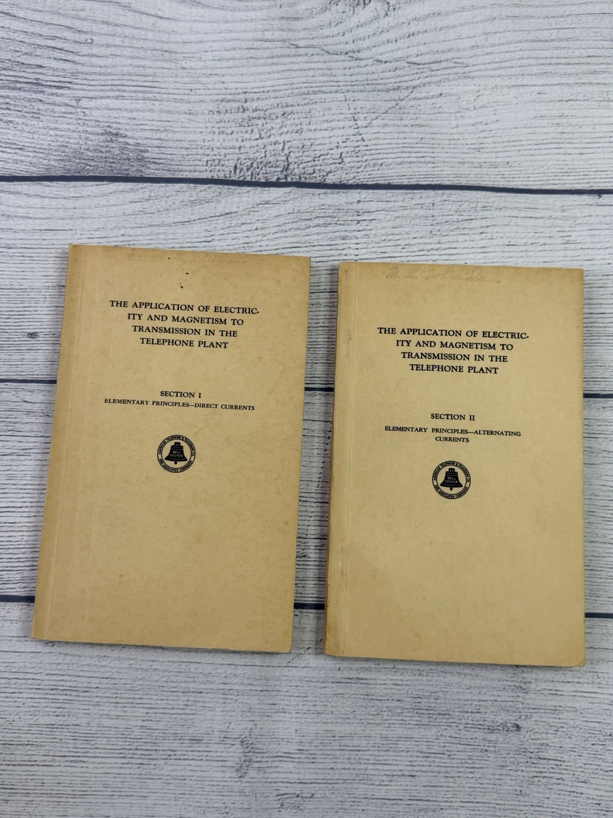 Vintage 1940 1942 Bell System AT&T Electricity Magnetism Telephone Manuals Lot