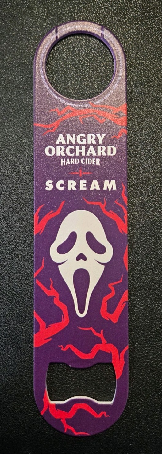 Scream and Angry Orchard Hard Cider Collab - Bottle / Can Opener, Bar Key 