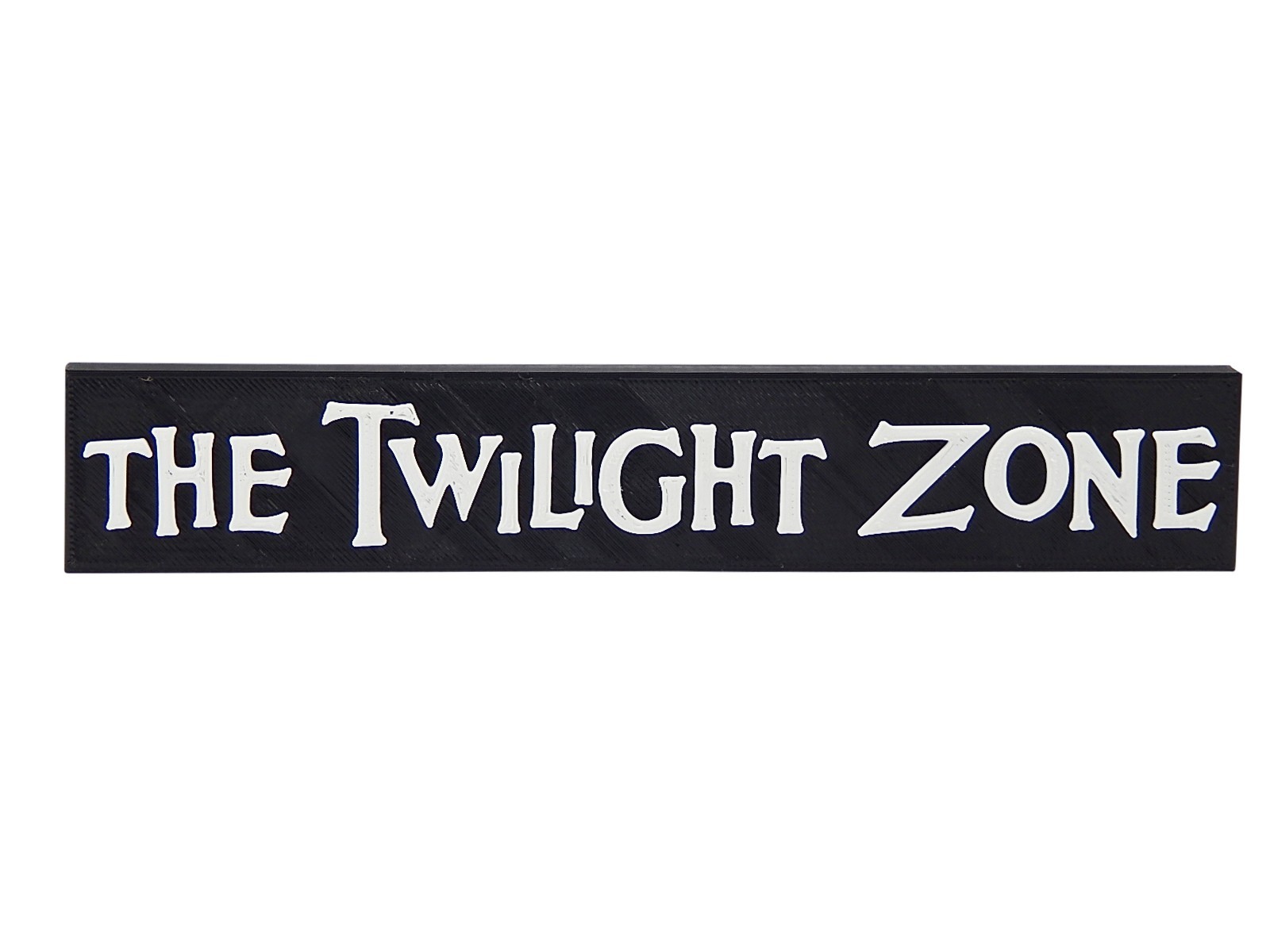 The Twilight Zone TV Show 3D Sign Display Wall Desk Shelf Art 4