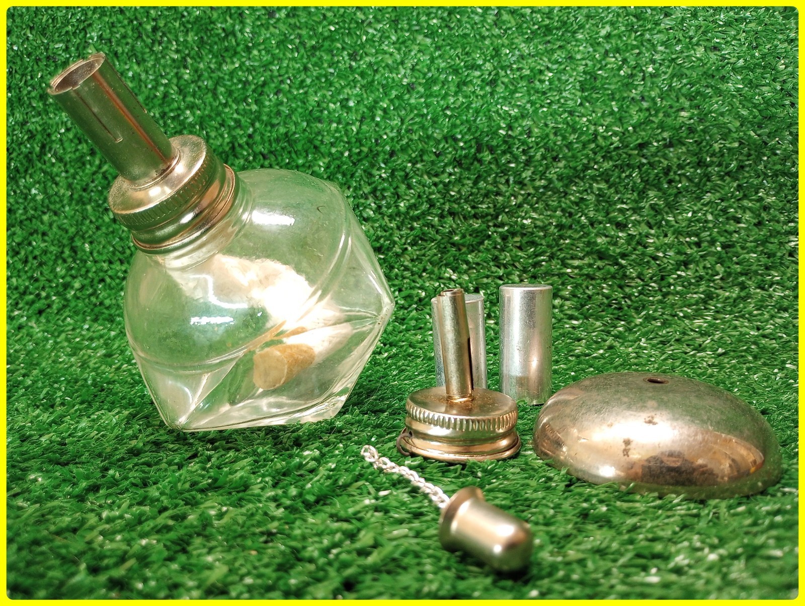 Vintage Spirit Burner Lamp Oil Alcohol Bench Light Victorian Jeweler Watchmaker
