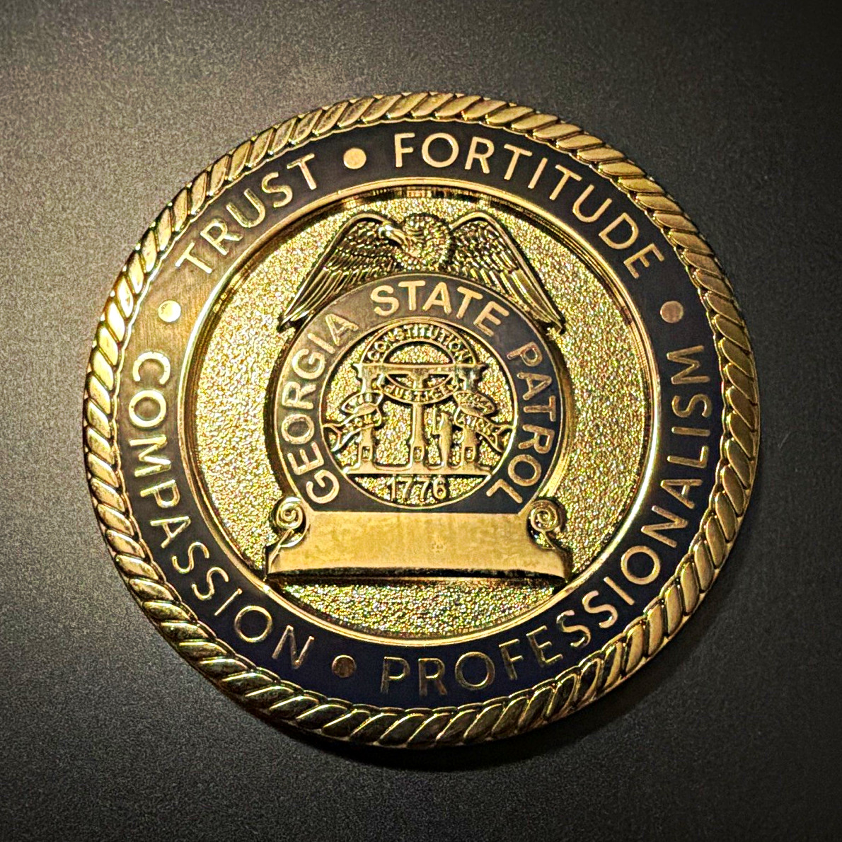 Georgia State Patrol Post 13 Tifton Challenge coin