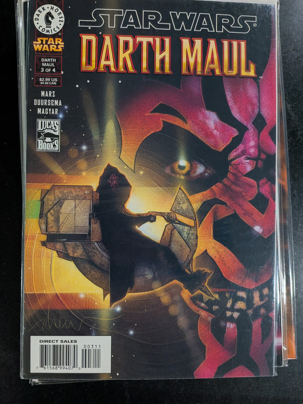 Star Wars Darth Maul #3 (2000) Drew Struzan Cover