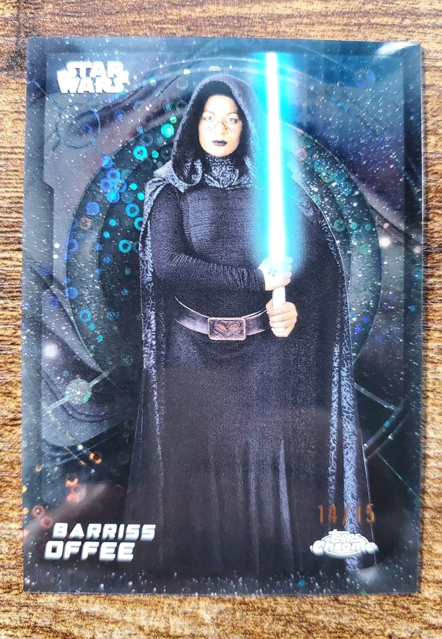 2026 Topps Chrome Star Wars #162 Barris Offee Mustafar Galaxy Refractor #d /15
