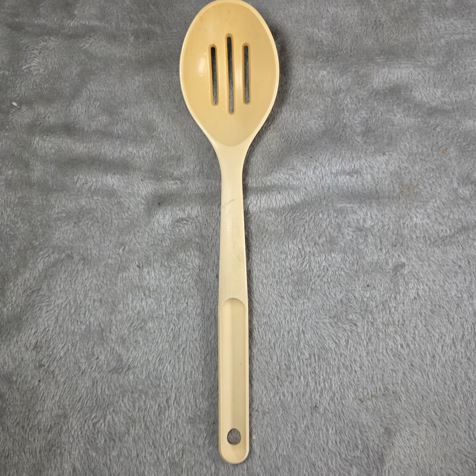 Tupperware E Series Slotted Spoon #1815 Yellow 12\