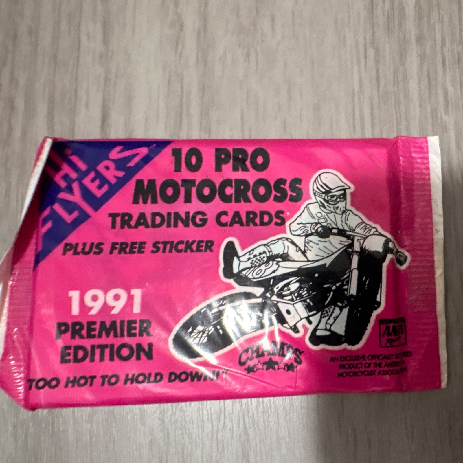 CHAMPS 1991 AMA Supercross Premier Edition 10-Card Pack w/ Sticker