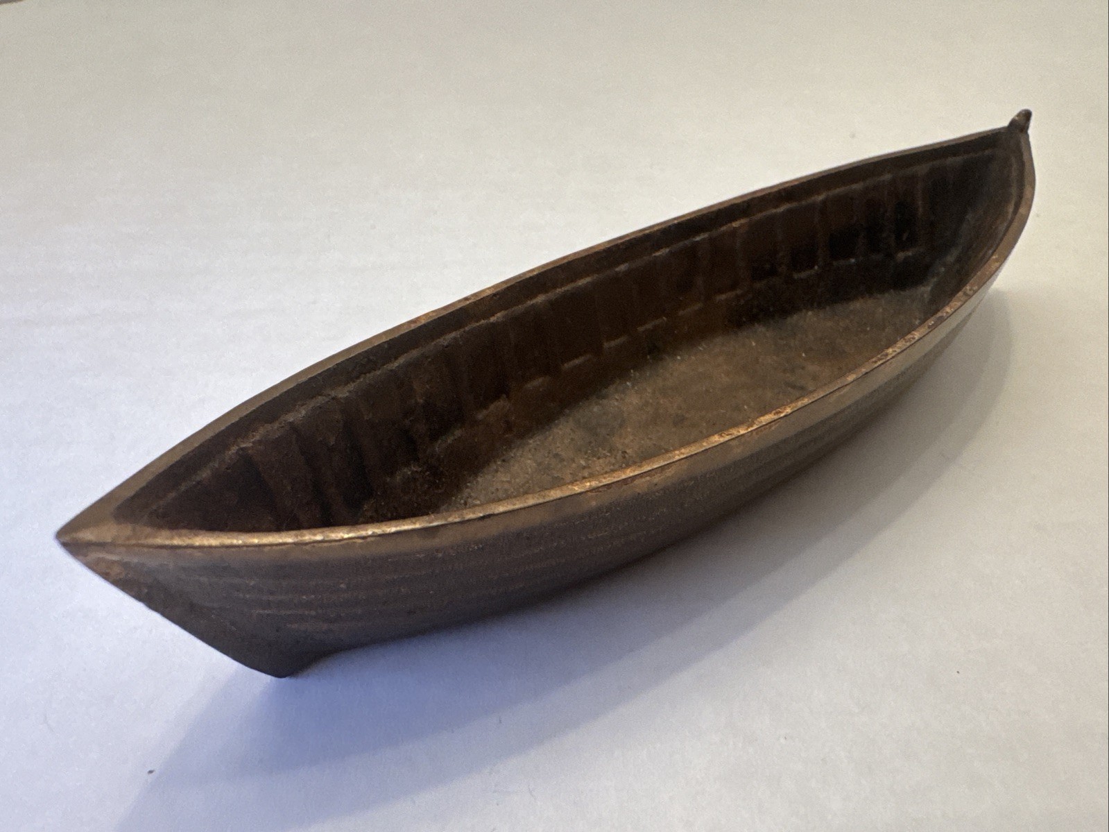 Bronze Antique 1920s 30s Nautical Boat Ashtray Paperweight Wilcox Crittendon Bronze Antique 1920s 30s Nautical Boat Ashtray Paperweight Wilcox Crittendon