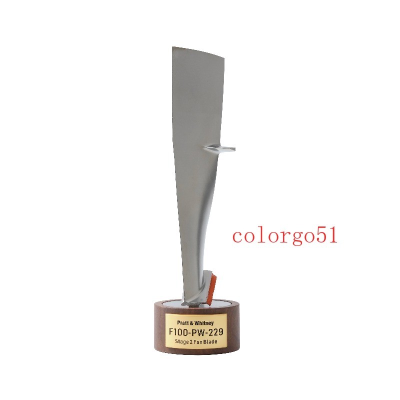 Jet Engine Fan Blade Display F100/F16 Fighter JetIndustrial Aviation Decor Gift