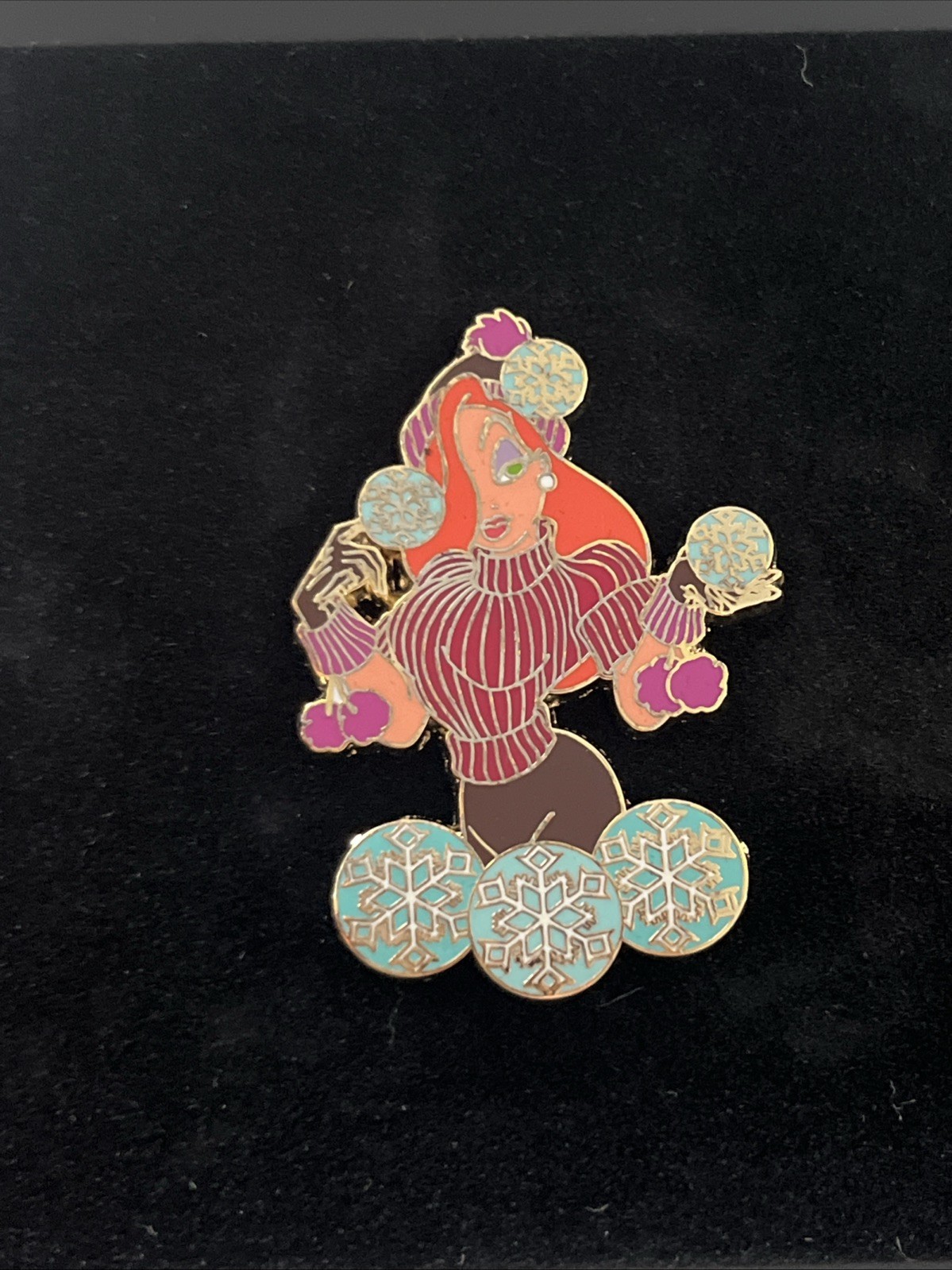 Disney Shopping Jessica Snowflake  LE 250 Pin Rare NEW 2008