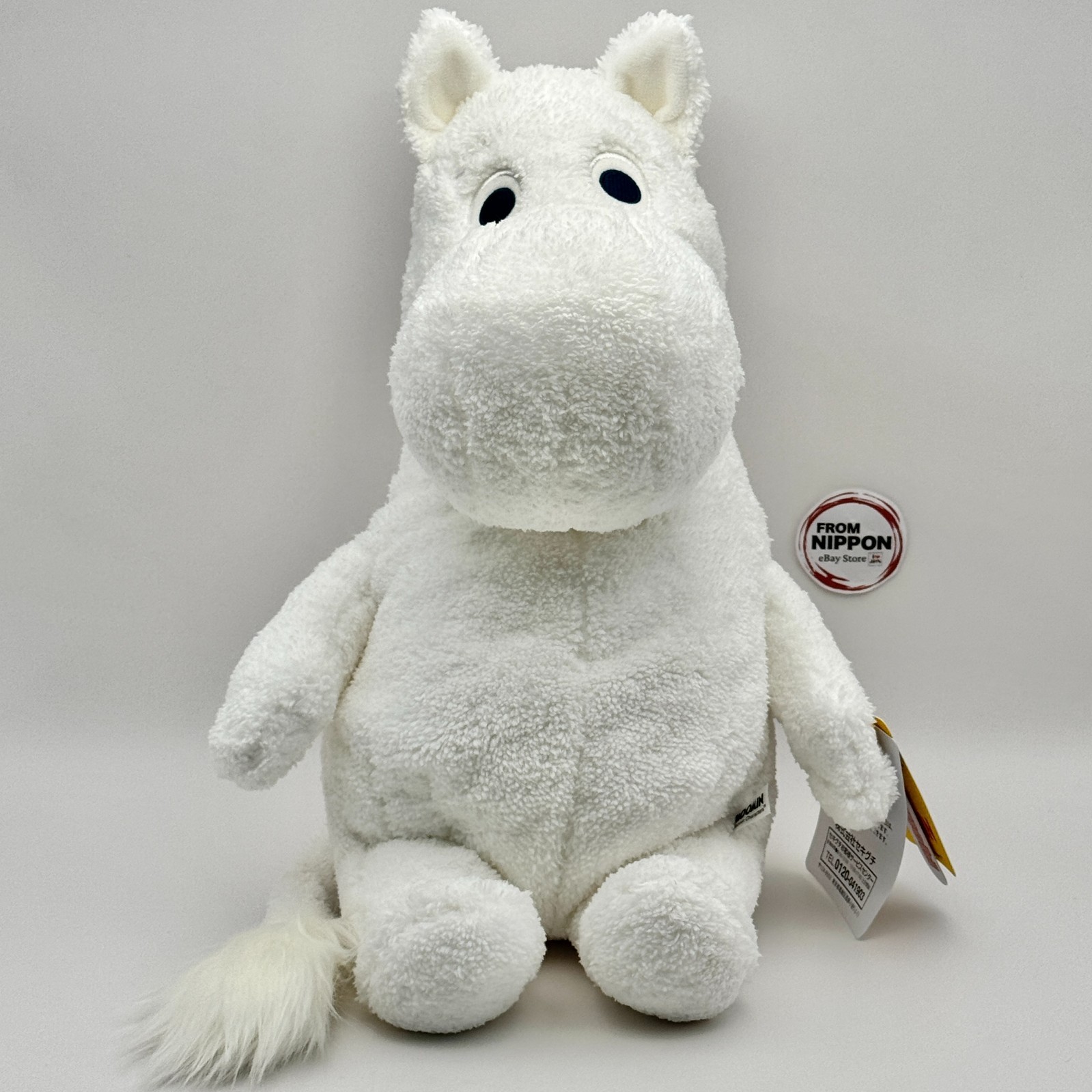 Sekiguchi Moomin Hoahoa Plush Doll M Size 564941 H32cm Soft Toy White Japan