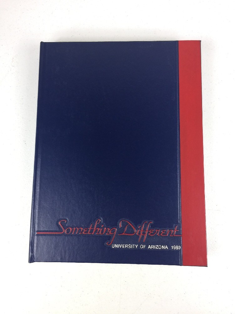 University Arizona Yearbook 1989 UofA Tucson Sean Elliot Kenny Lofton Lute Olson