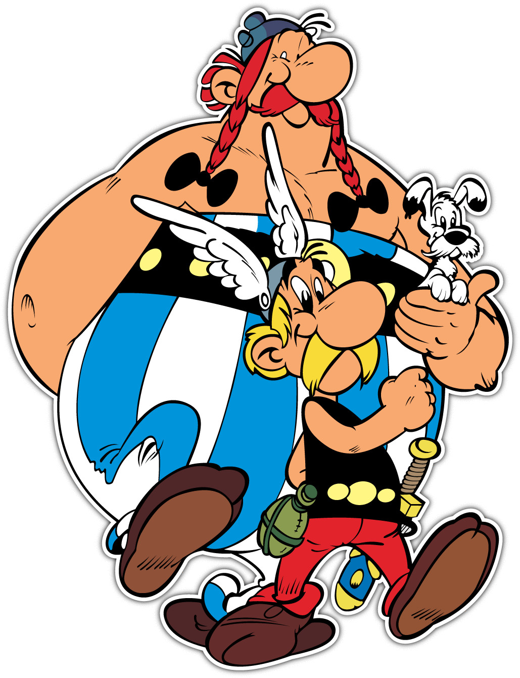 Asterix and Obelix Kids Cartoon Car Bumper Window Locker Sticker Decal 4