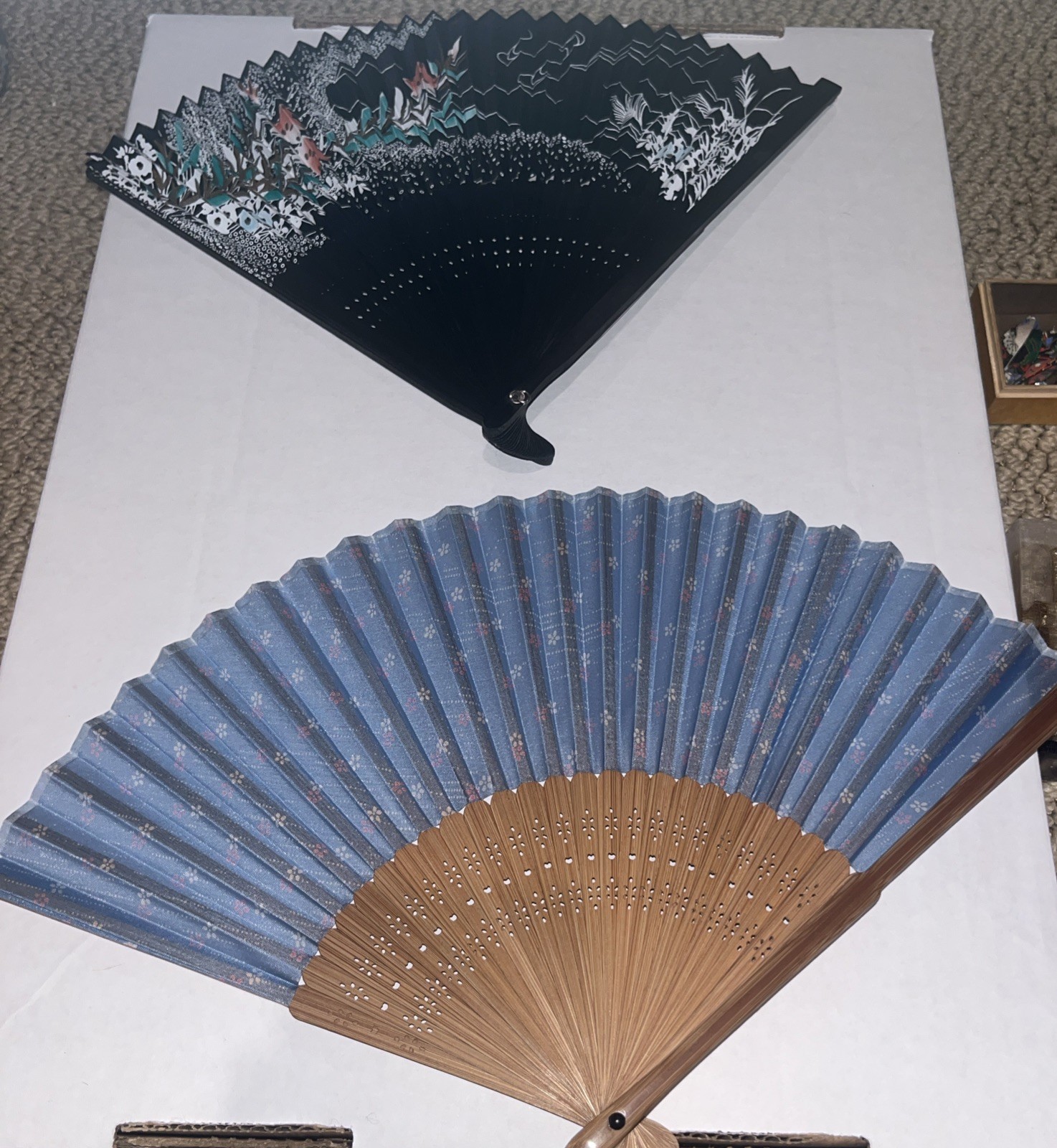 VTG Japanese Fans, Chopsticks, Chopsticks Rests, Kimono Charm, Temple Replica