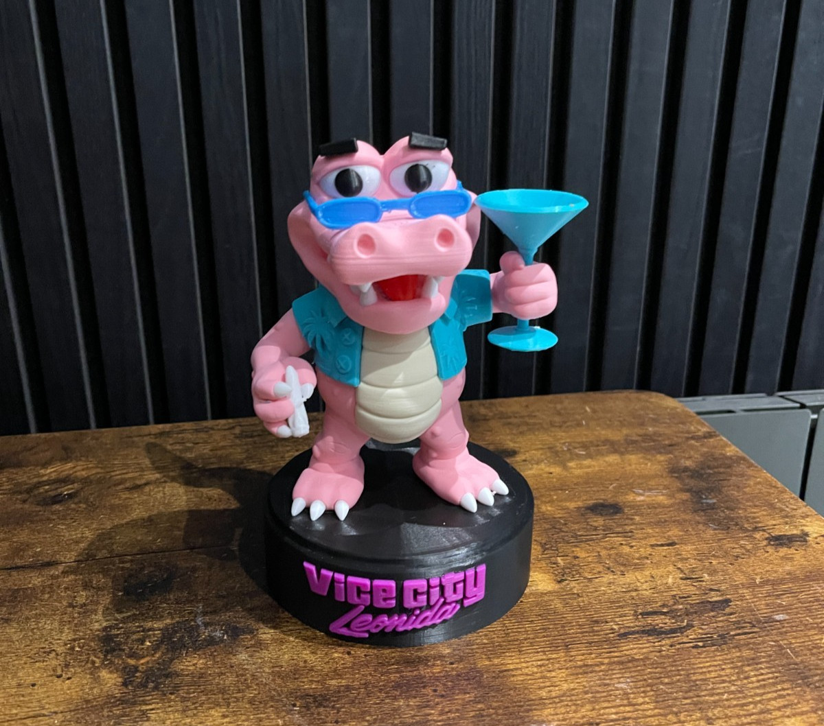 Macca the Gator GTA VI 3D Print Collectible Figure 17cm  Vice City Leonida Gift