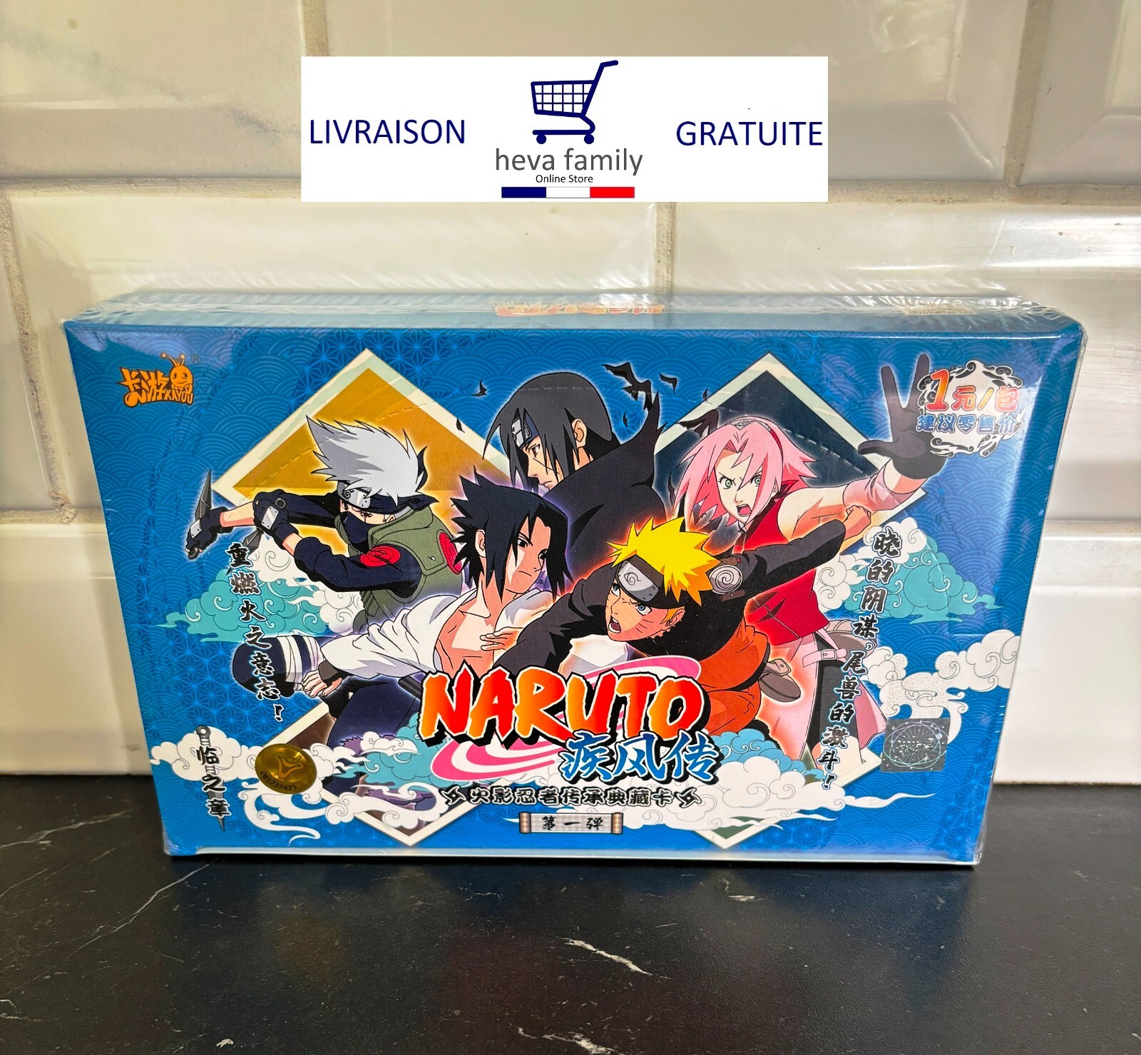 Naruto Kayou 1Yuan Series 1 Display (T1W1) 36 Boosters 180 Trading Cards