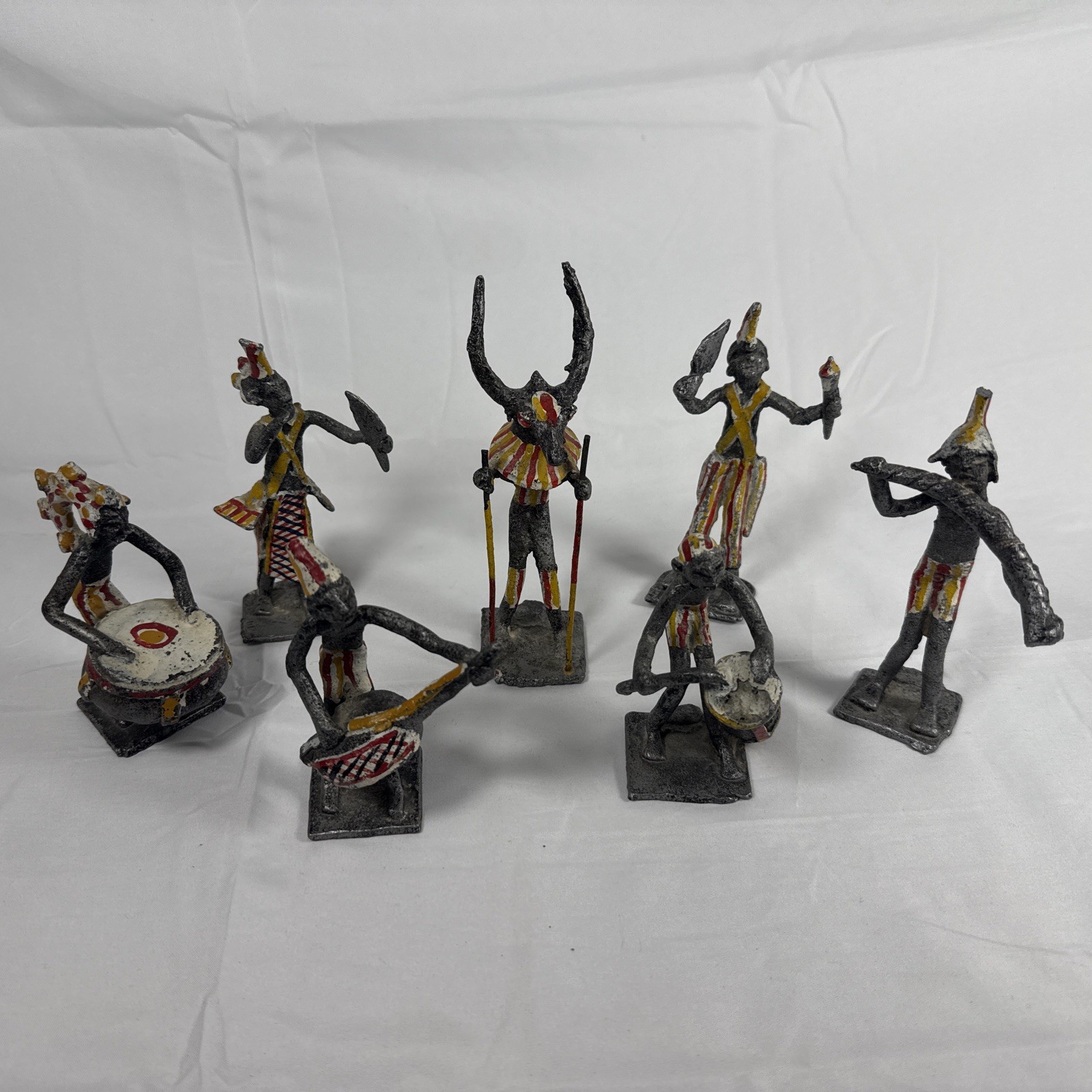 Vintage 1930’s-1940’s Cast African Folk art Figures