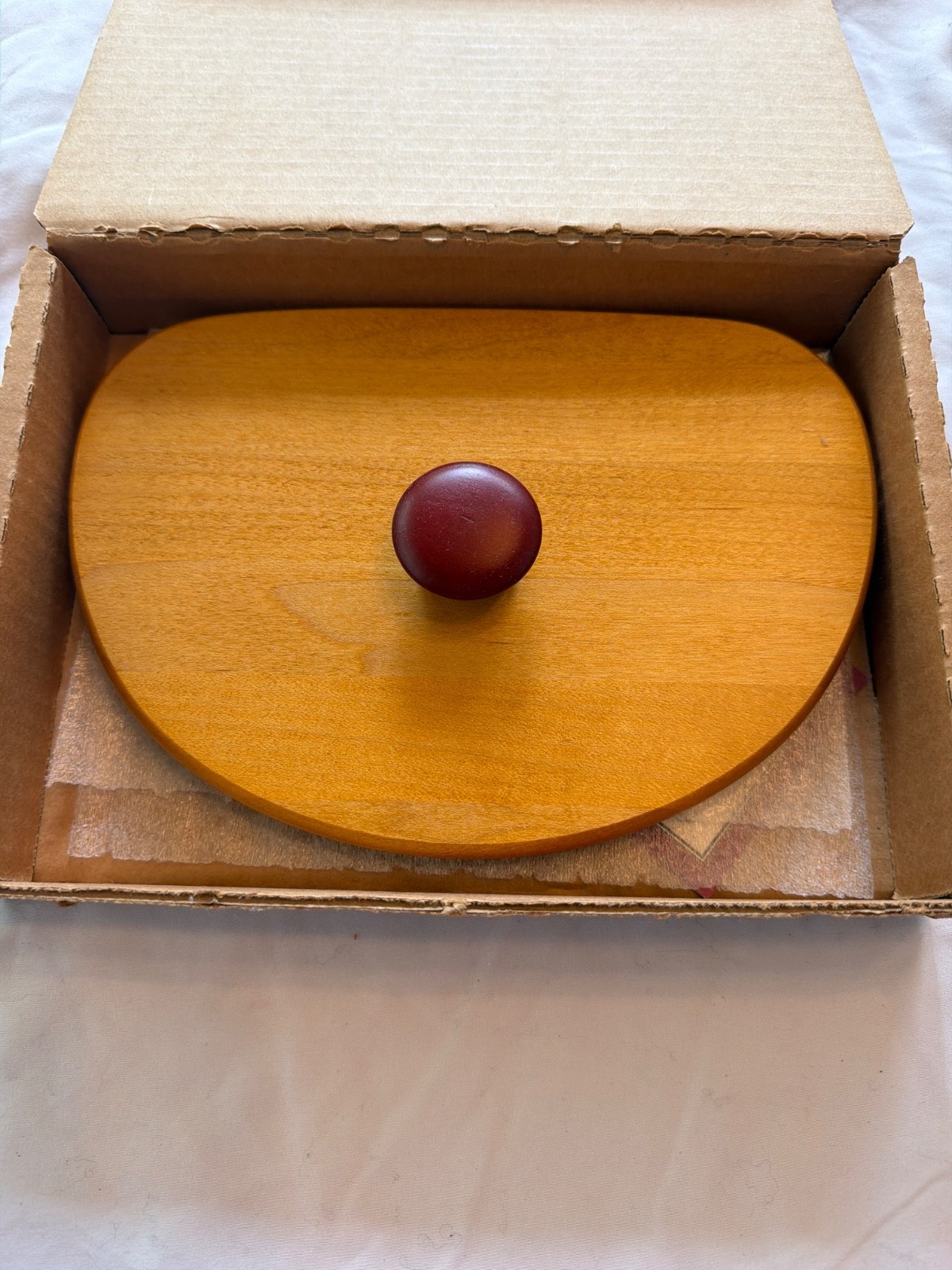 RETIRED Longaberger Woodcraft lid 1998 Glad Tidings 