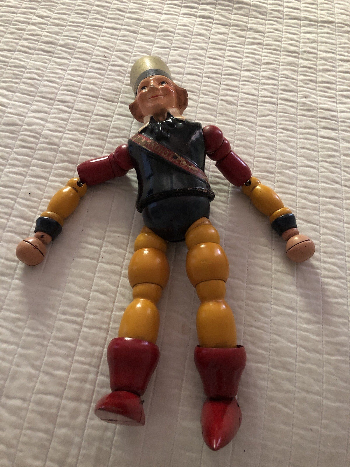 RCA Radiotron Man Advertising Figure Cameo Doll Co. Orig Label c1926-1930 RARE