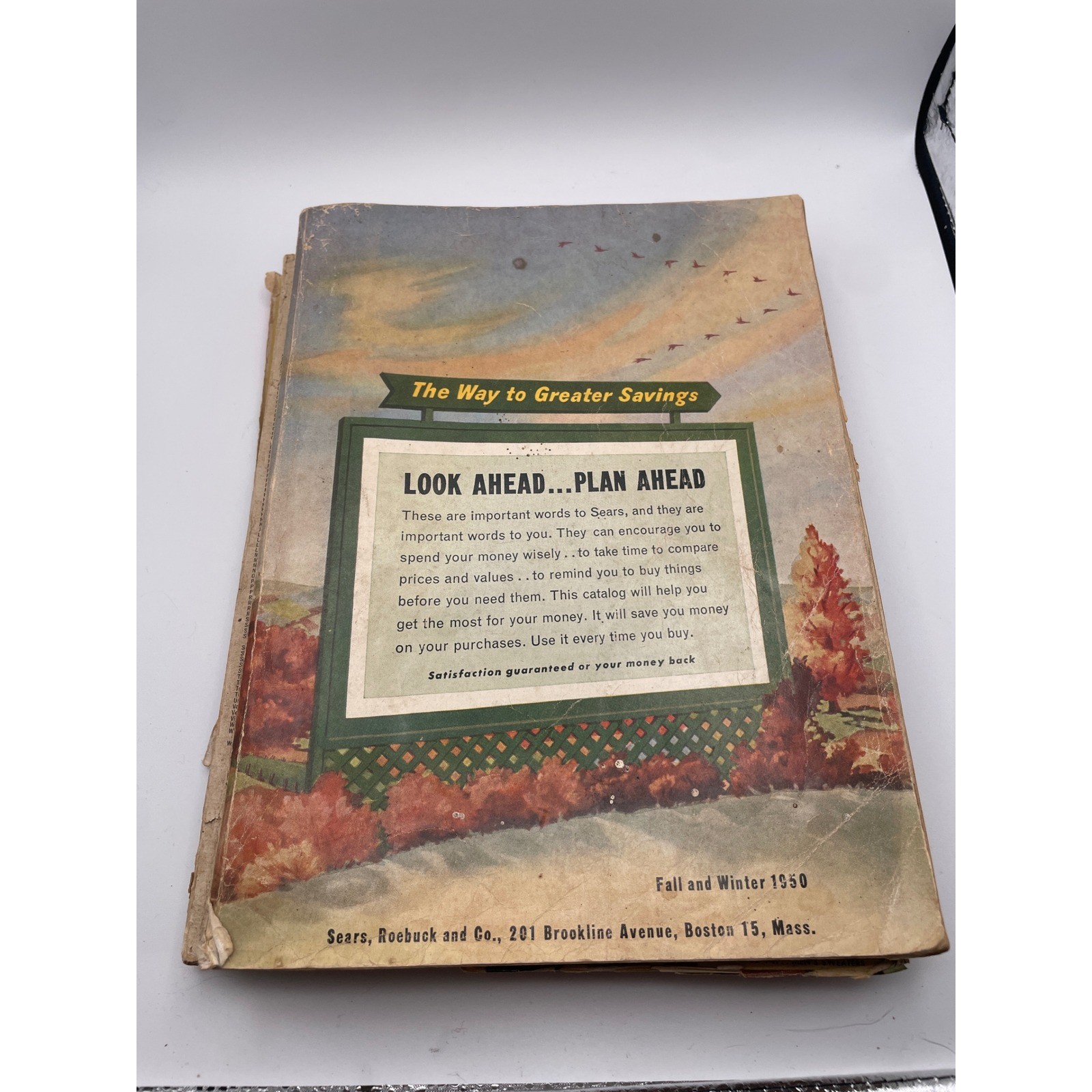 Vintage 1950 Sears Catalog Fall Winter Ephemera