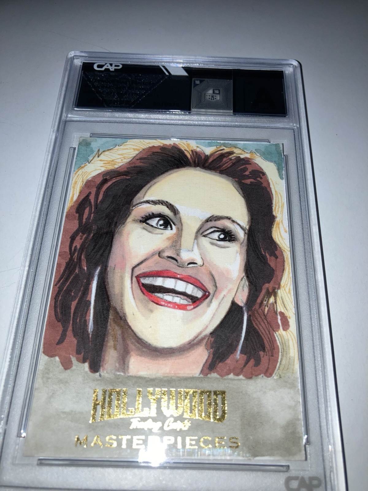Julia Roberts 1/1 Original Sketch Card Ria Escalante Hollywood Masterpieces Art