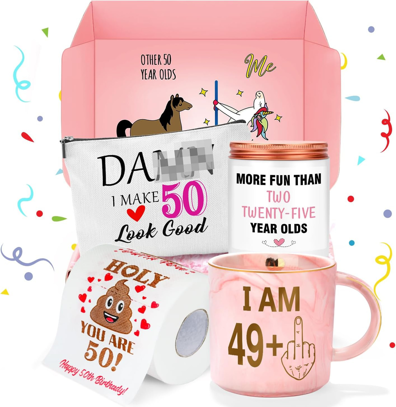 Funny 50th Birthday Gifts for Women: Cool Ideas & Decorations