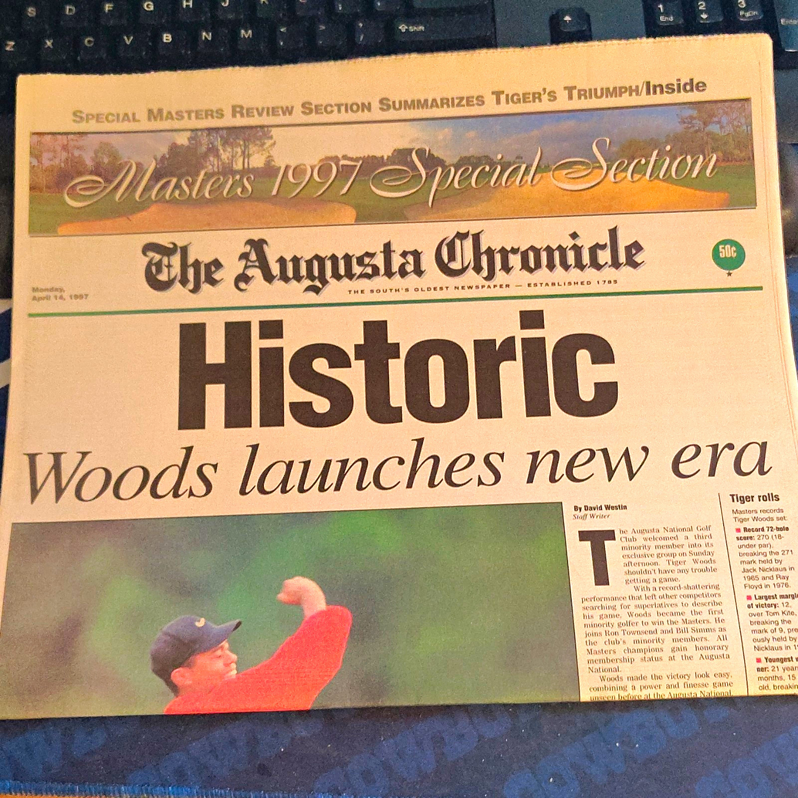 The Augusta Chronicle Masters 1997 Special Section Newspaper