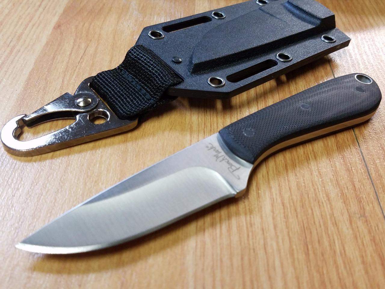 Benchmark Backpacker 420 Stainless Micarta Handle Fixed Blade Knife 001