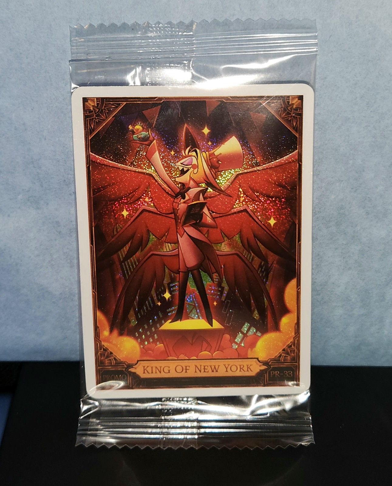 NYCC 2026 PSA HAZBIN HOTEL: LUCIFER King Of New York PROMO CARD (SEALED)