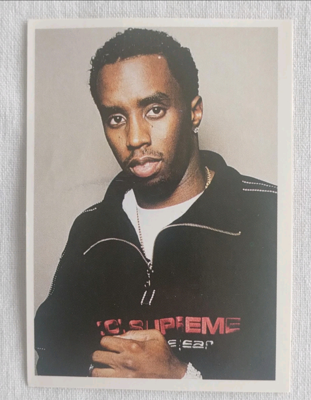 RARE 1998 Panini Puff Daddy Diddy #107 Sticker Planet Pop 98 Back Variant