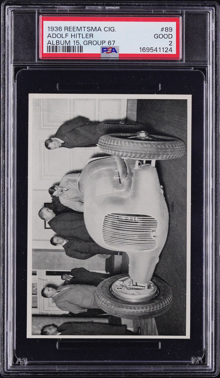 1936 REEMTSMA CIG. ADOLF HITLER ALBUM 15, GROUP 67 #89 ADOLF HITLER PSA 2