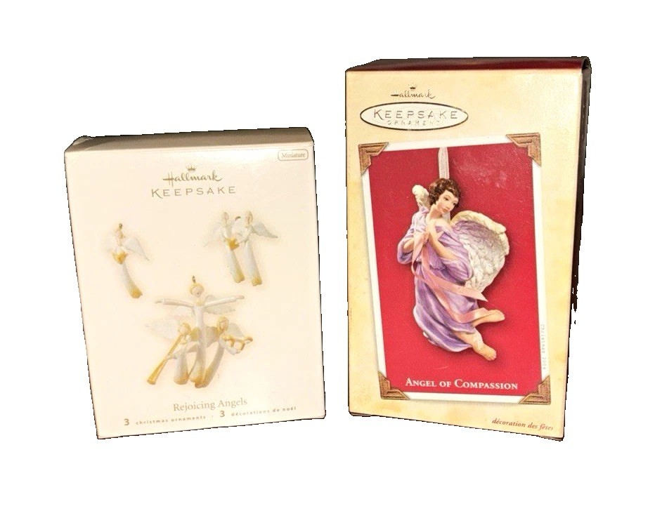 Hallmark Keepsake Angel Ornaments Collection  Lot Of 2 Brand  New