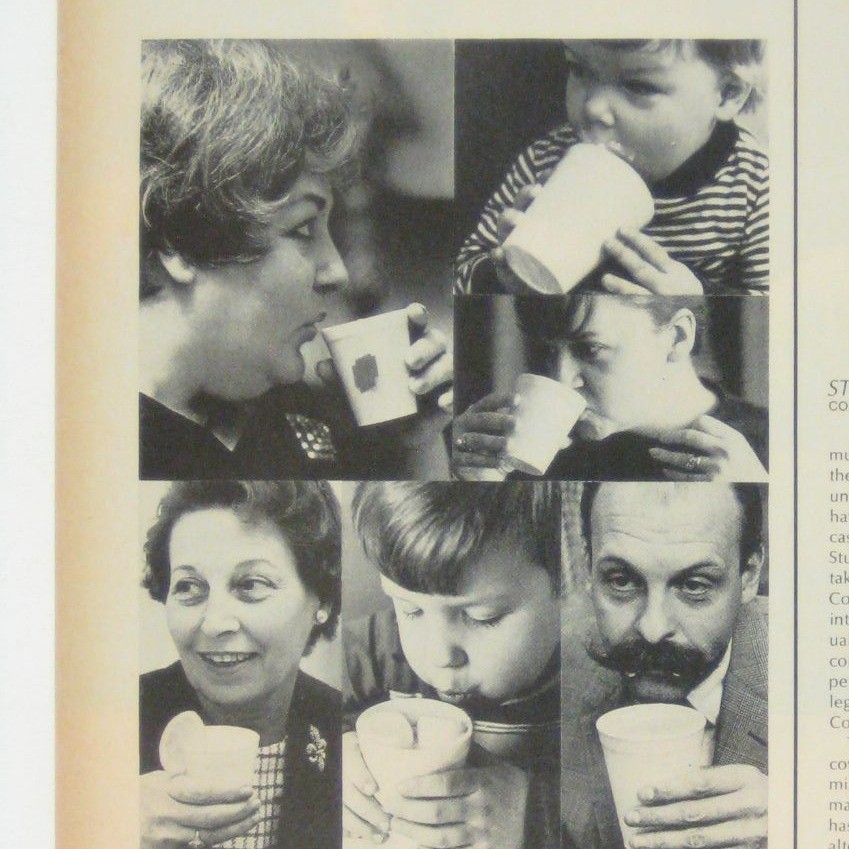 Foam Plastic Cups Advertisement Sinclair Koppers Company Vintage 1960s Coffee Ad