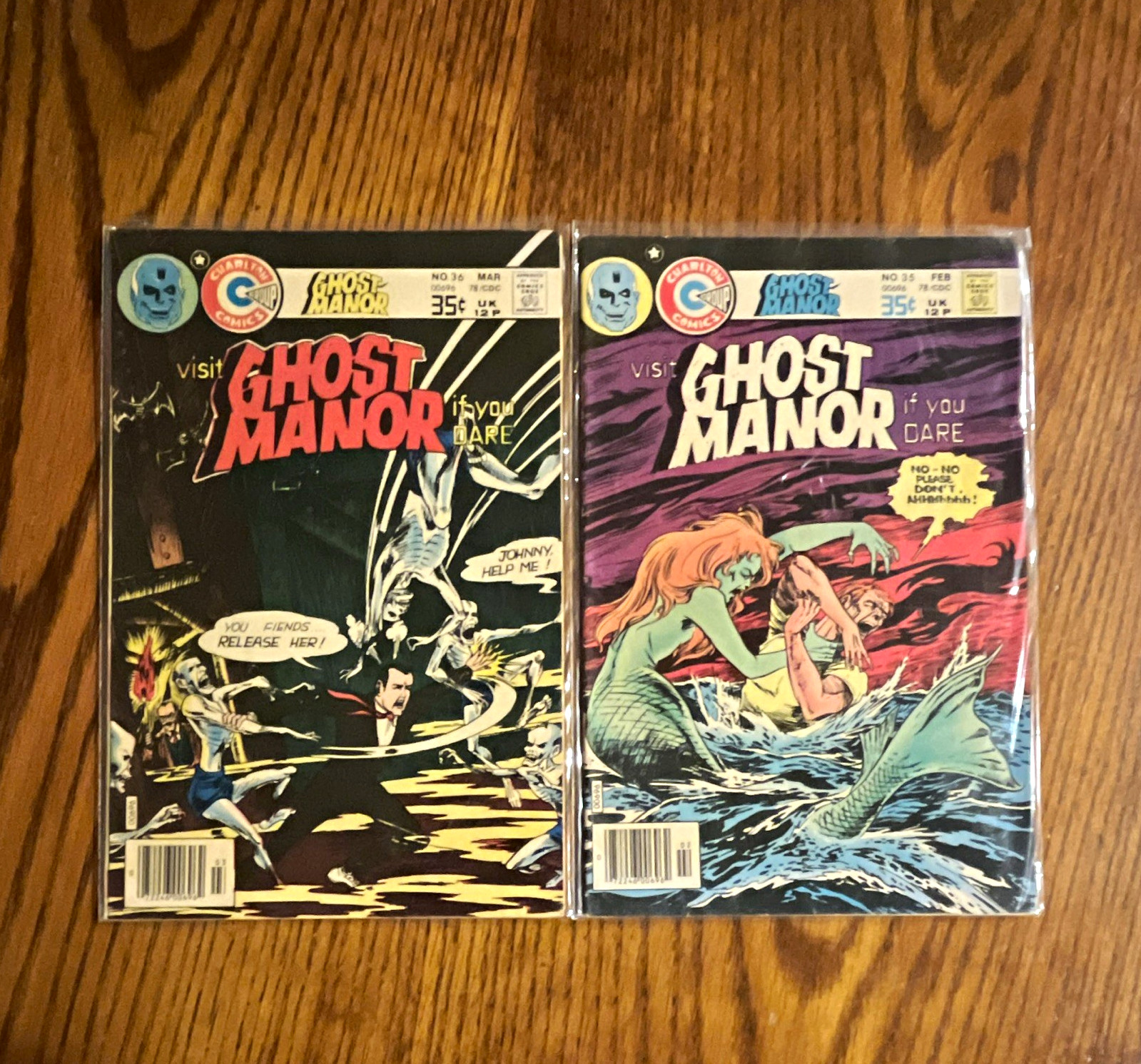 Ghost Manor Charlton Comics issues #35-#36