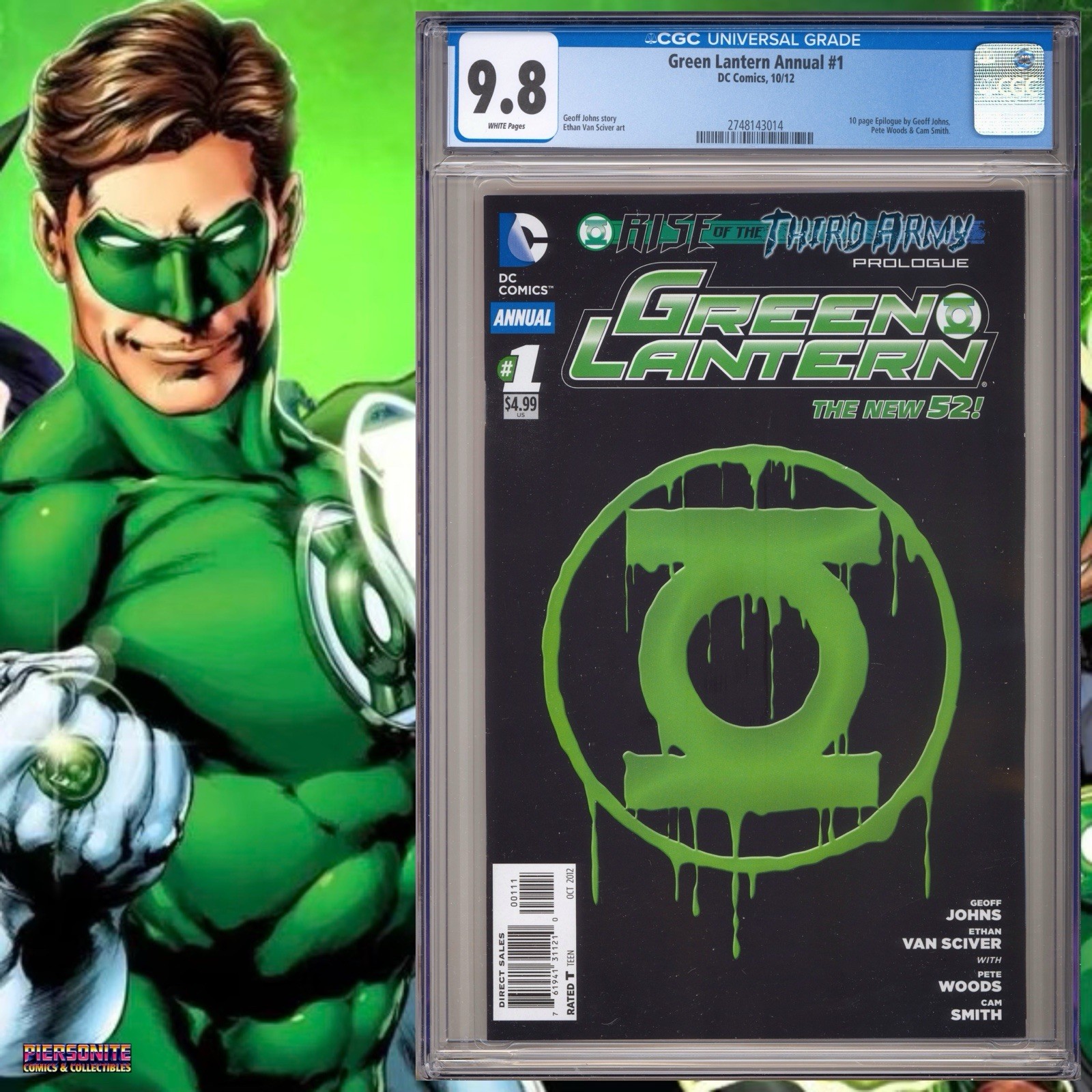 CGC 9.8 Green Lantern Annual #1 2012 DC New 52