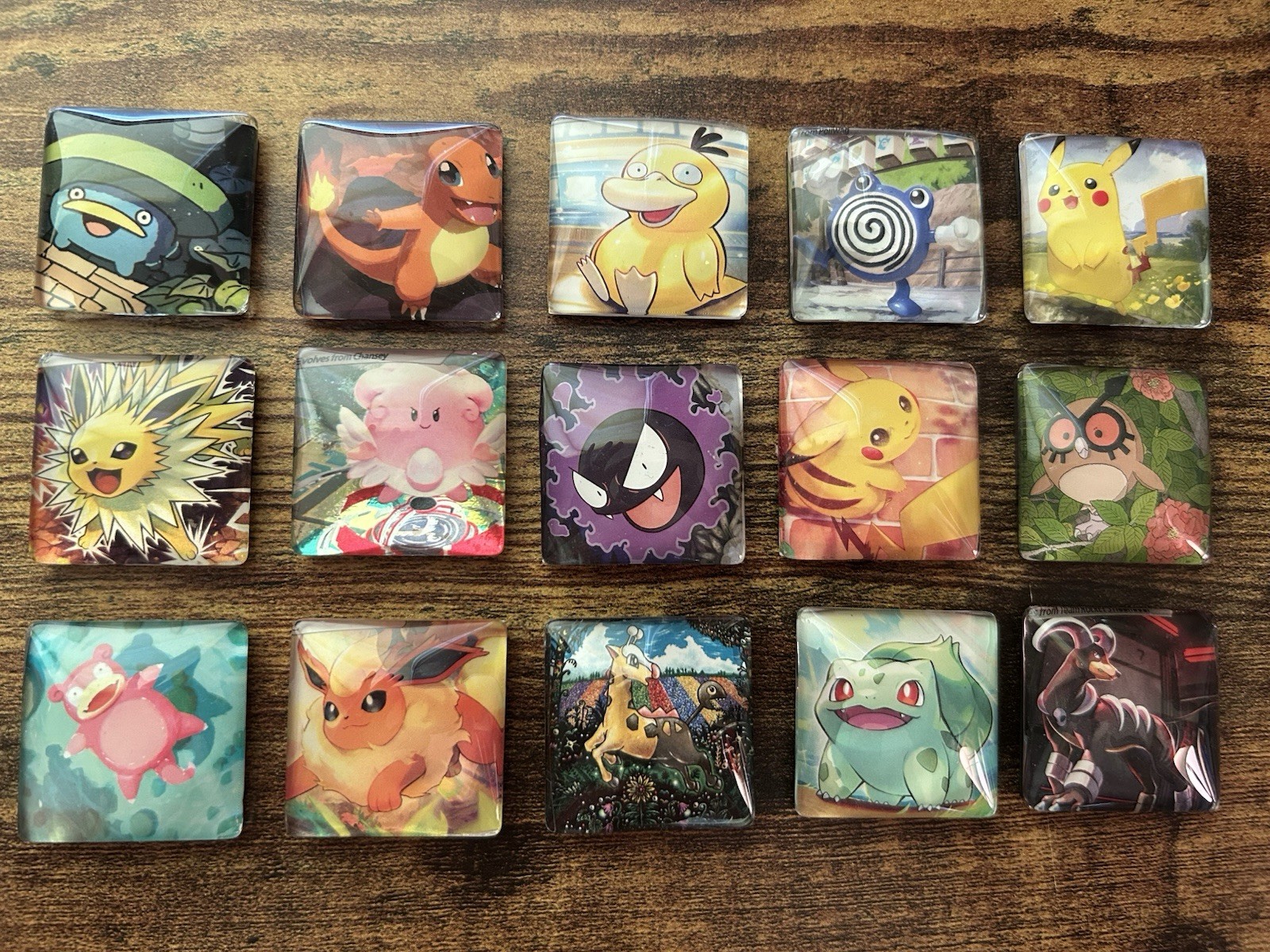 Handmade Pokemon Magnets 🤩 Mystery Set Of 4 Magnets 🤪Pikachu, Charmander, Etc