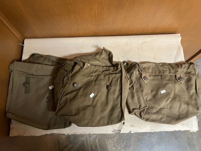 Vintage Czech Utility Bag, 3 Pack Deal. Used.