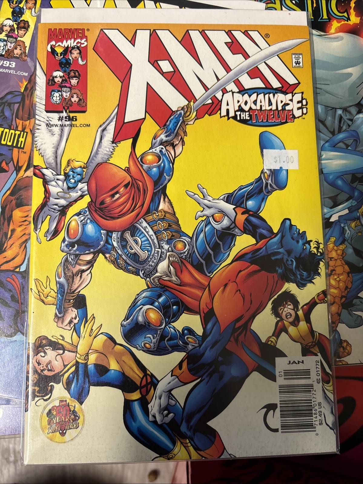 X-MEN VOL 2 #96 RARE $2.49 PRICE VARIANT NEWSSTAND JAN 2000 NM  