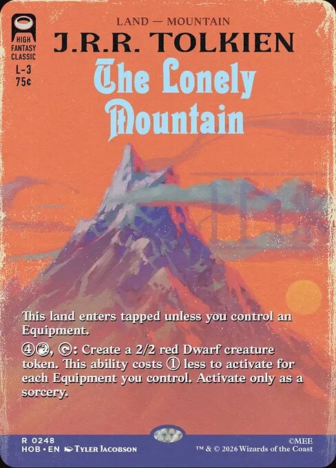 The Lonely Mountain - nonfoil - The Hobbit - MTG