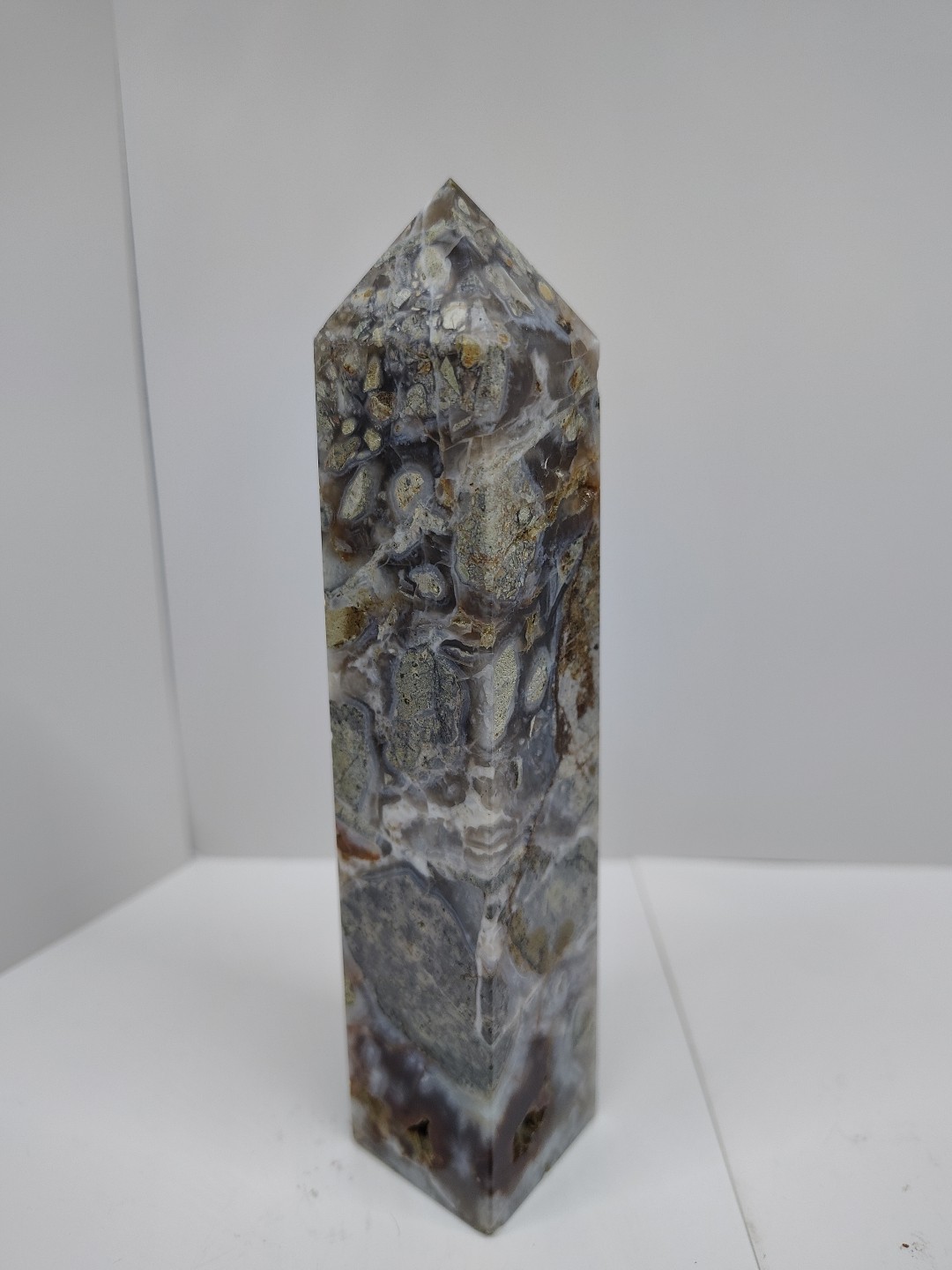 Large Red Moss Matrix Tower 6.5in Large Red Moss Matrix Tower 6.5in