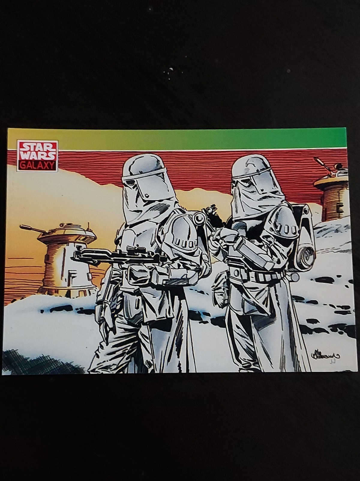 1993 Topps Star Wars Galaxy Snowtroopers Card #137