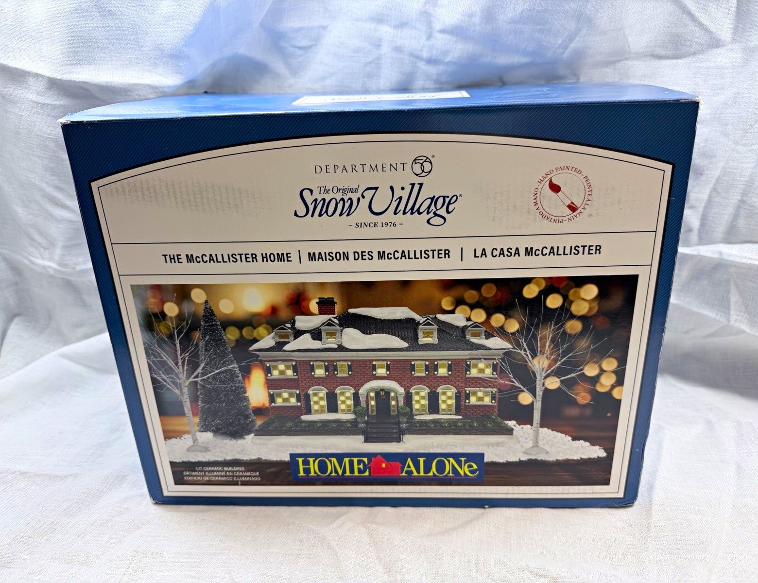 Department 56 Snow Village Home Alone McCallister House Ceramic Boxed Painted