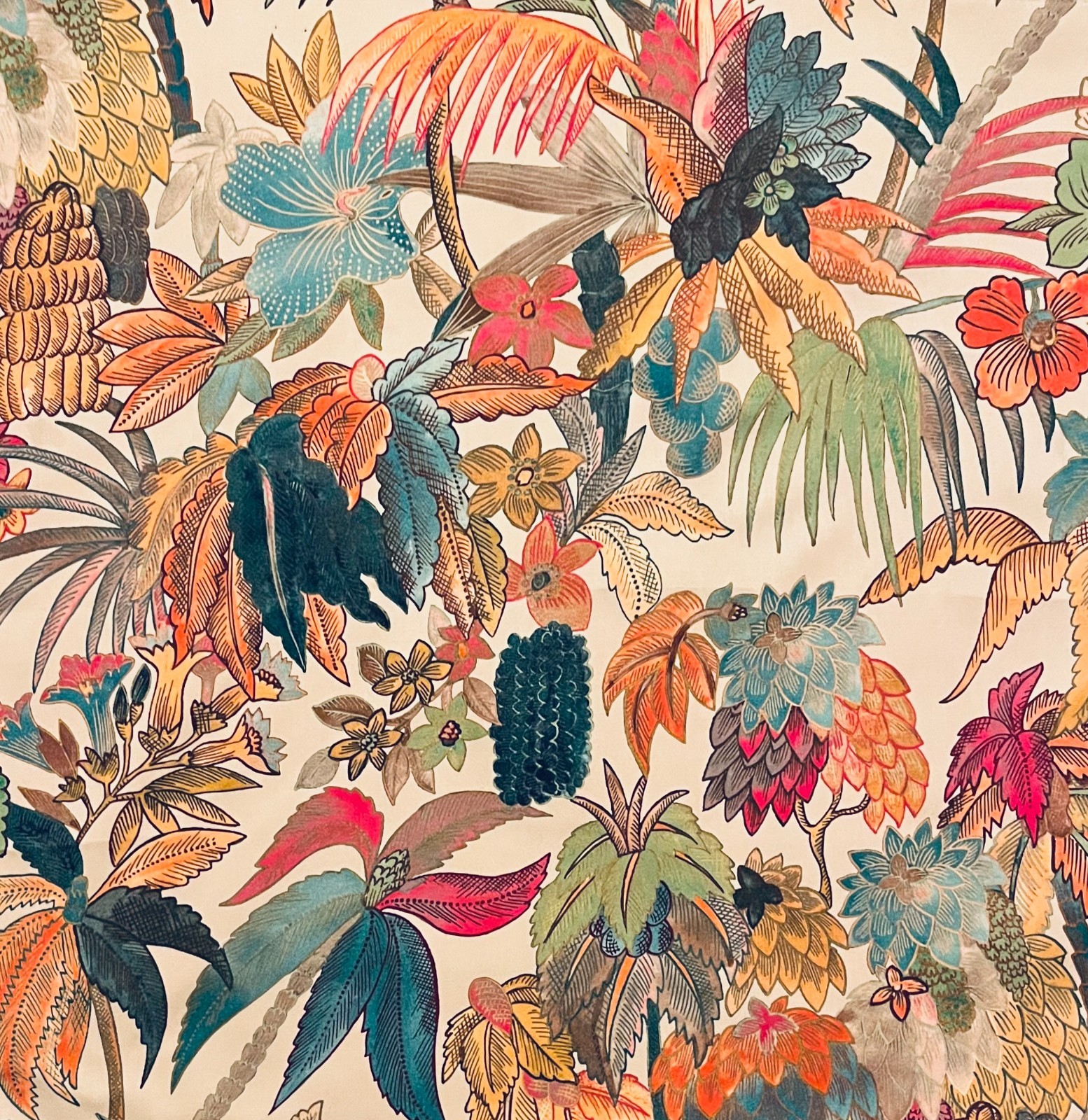 ETRO Galearis Floral Cotton Italy Remnant New